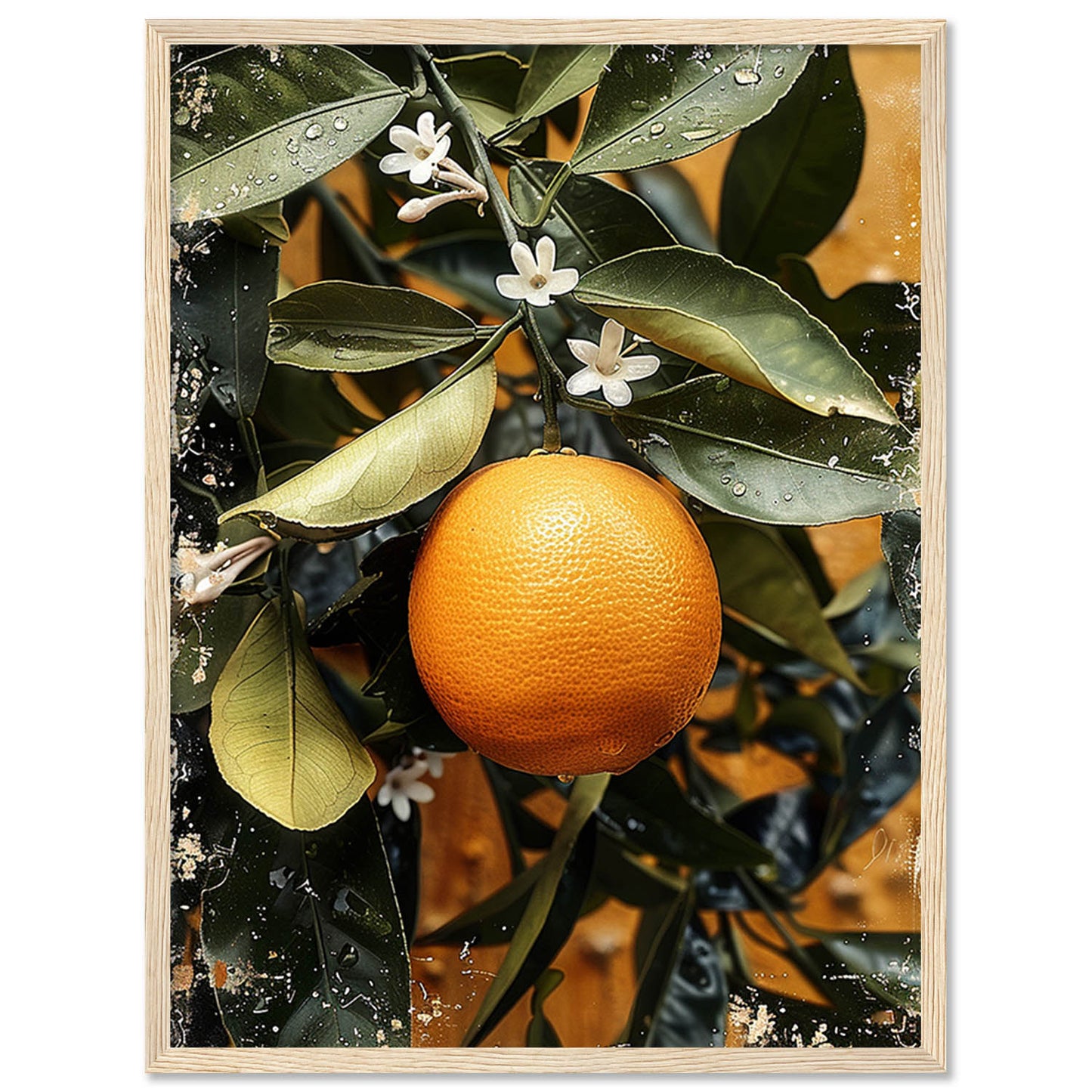 Nature Inspired Framed Art Posters for Home and Office Wall Decor