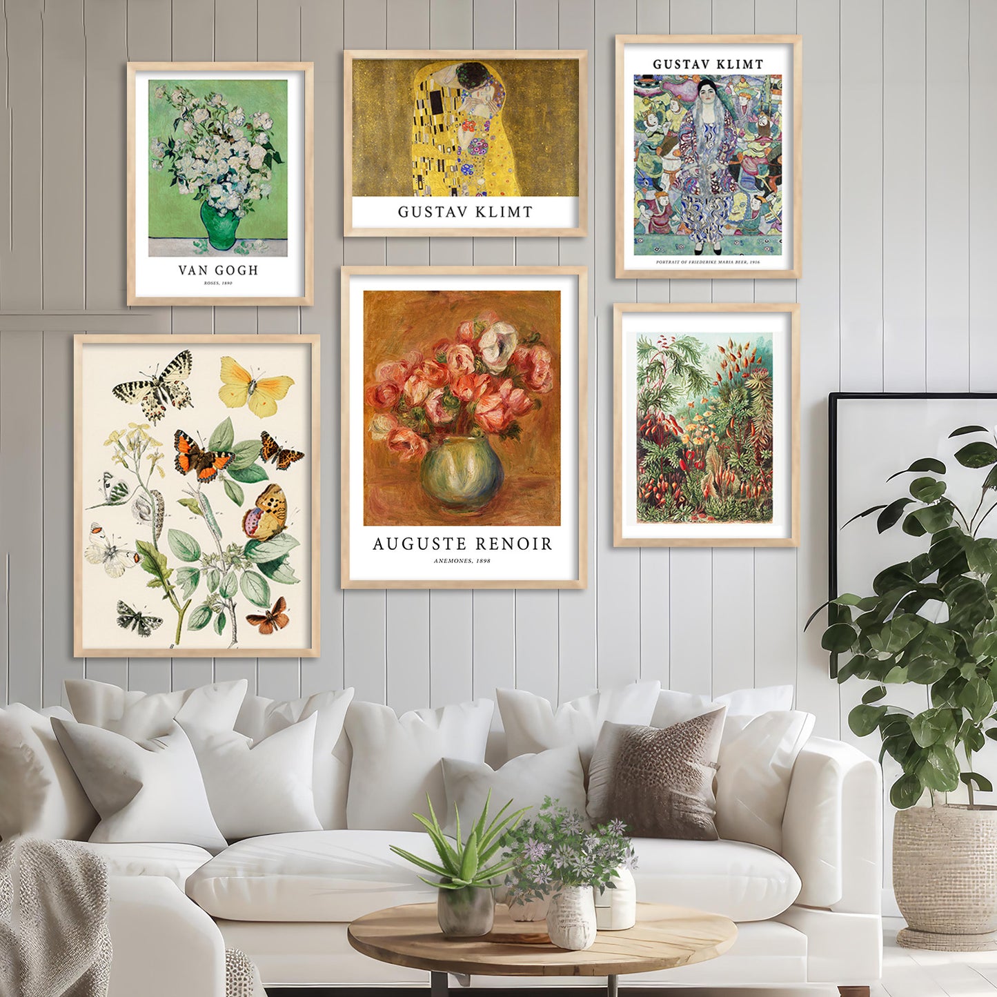Flower Pot Wall Art Paintings For Hanging Frame For Home Decor Living Room