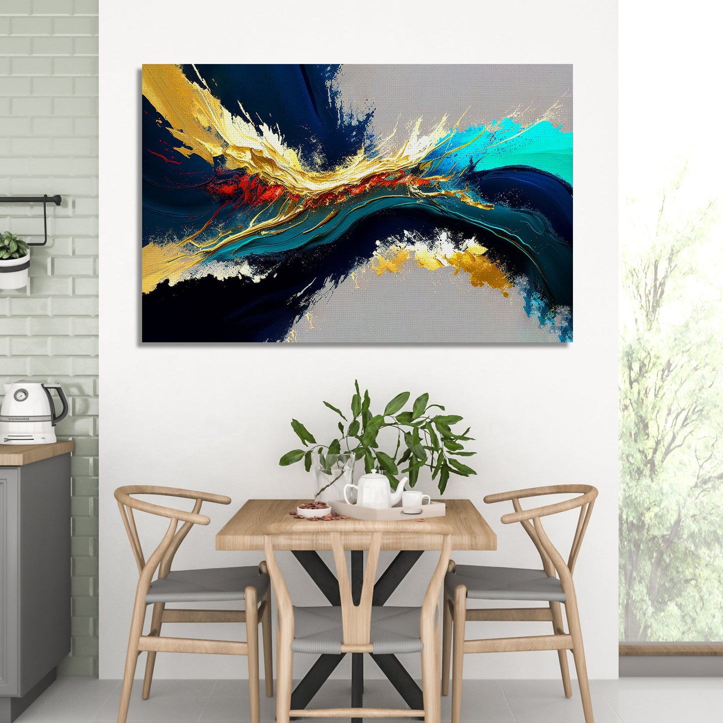 Modern Art Canvas for Wall Decor - Beautiful Abstract Art Canvas Painting