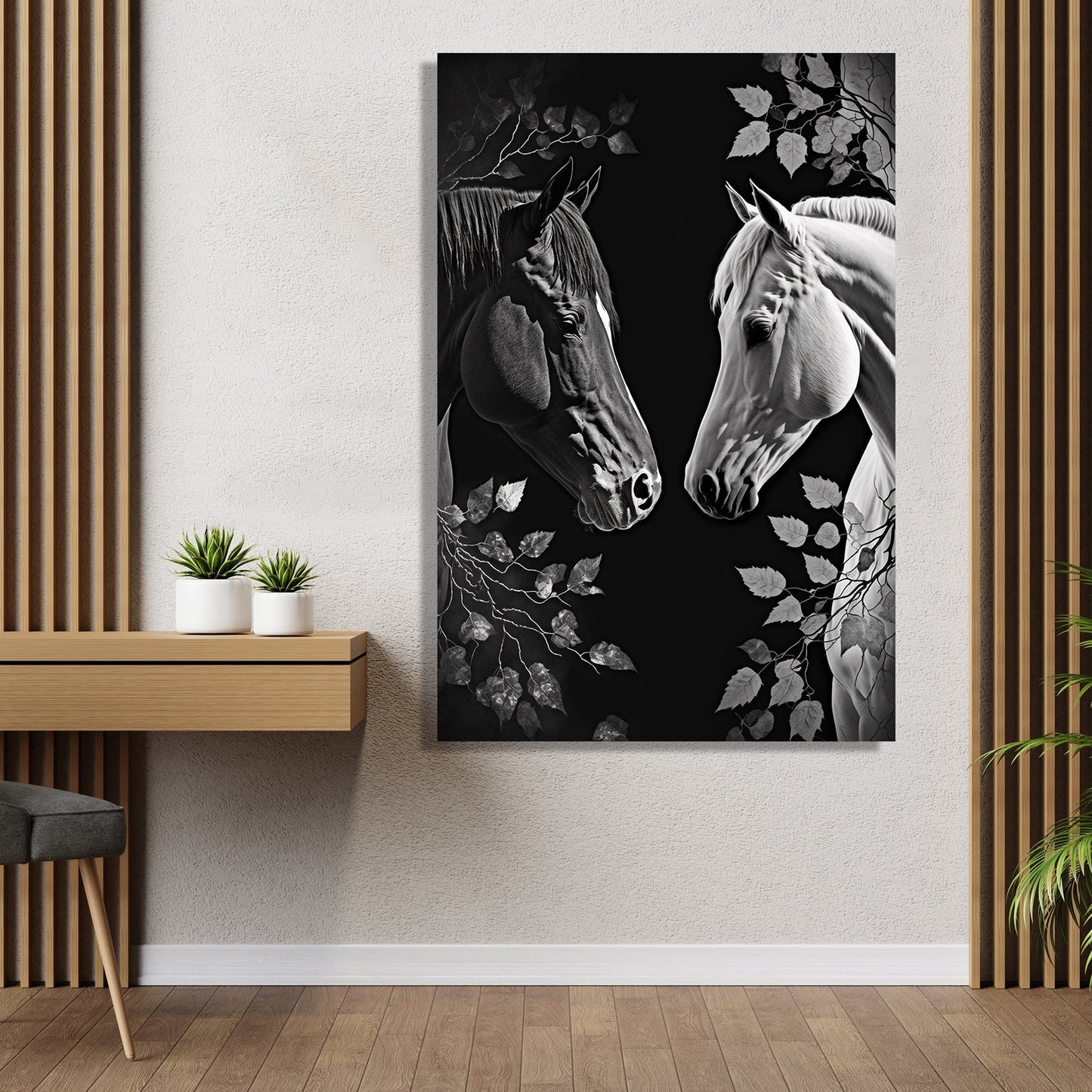 Eye-catching Abstract Horse Art Canvas Paintings for Living Room Bedroom Home and Office Wall Decoration
