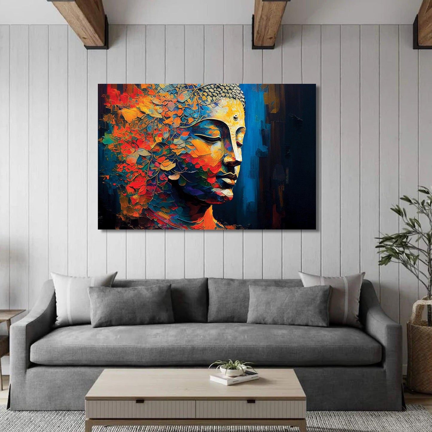 Kotart-Large Vibrant Canvas Paintings for Living Room Wall Decor-Posters, Prints, & Visual Artwork