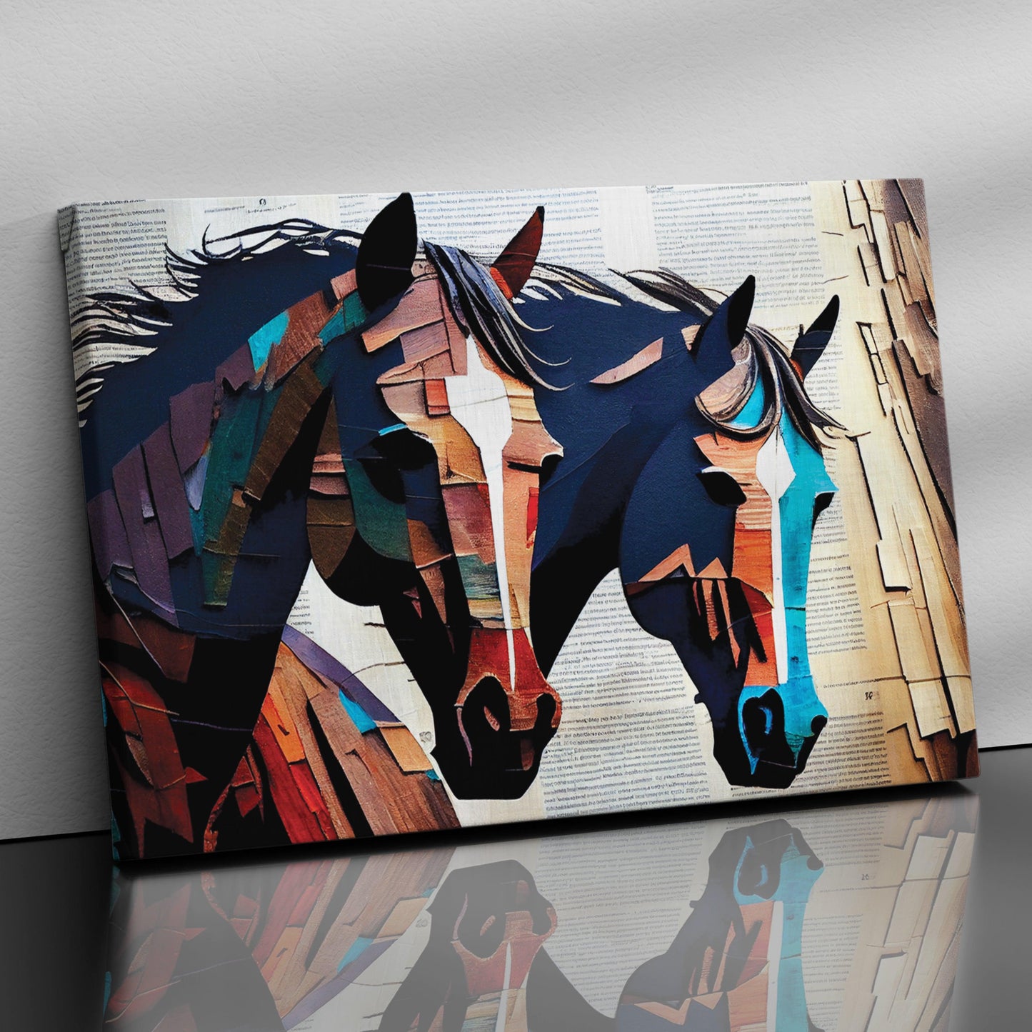 Kotart-Modern Horse Canvas Painting - Large Canvas Art for Living Room Wall decor-Posters, Prints, & Visual Artwork