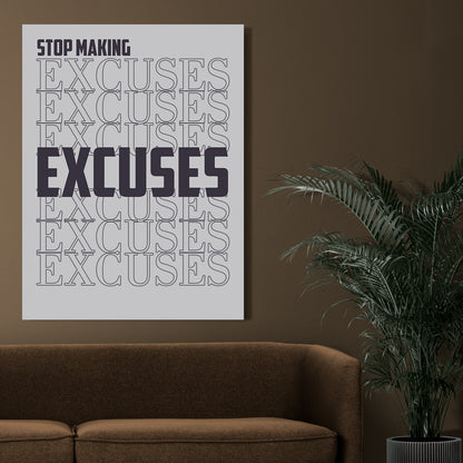 Motivational Quote wall canvas for office