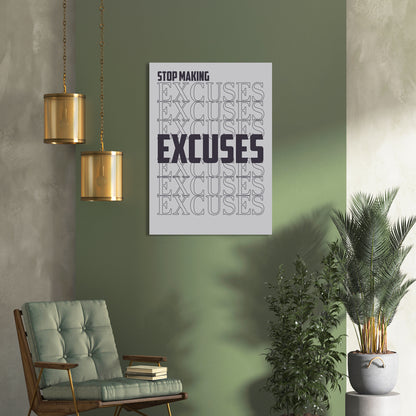 Motivational Quote wall canvas for office