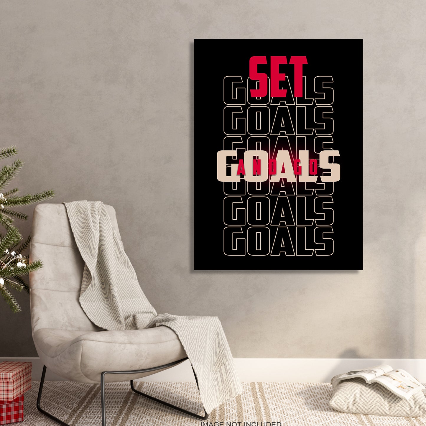 Motivational Canvas for wall decor office room Modern Art