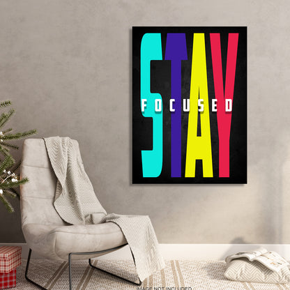 Motivational Canvas for wall decor office room Modern Art