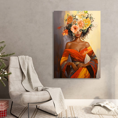 Floral Wall Art Canvas Painting for Living Room Bedroom Home Wall Decor