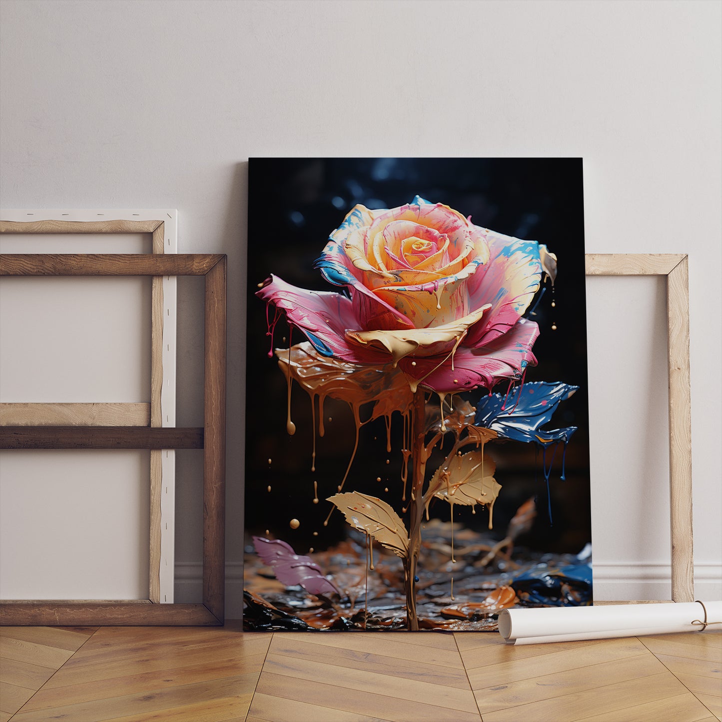 Floral Wall Art Canvas For living Room Home decor