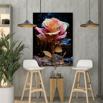 Floral Wall Art Canvas For living Room Home decor