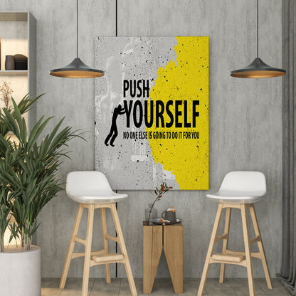 Motivational Quote wall art Canvas For Home Decor office living room