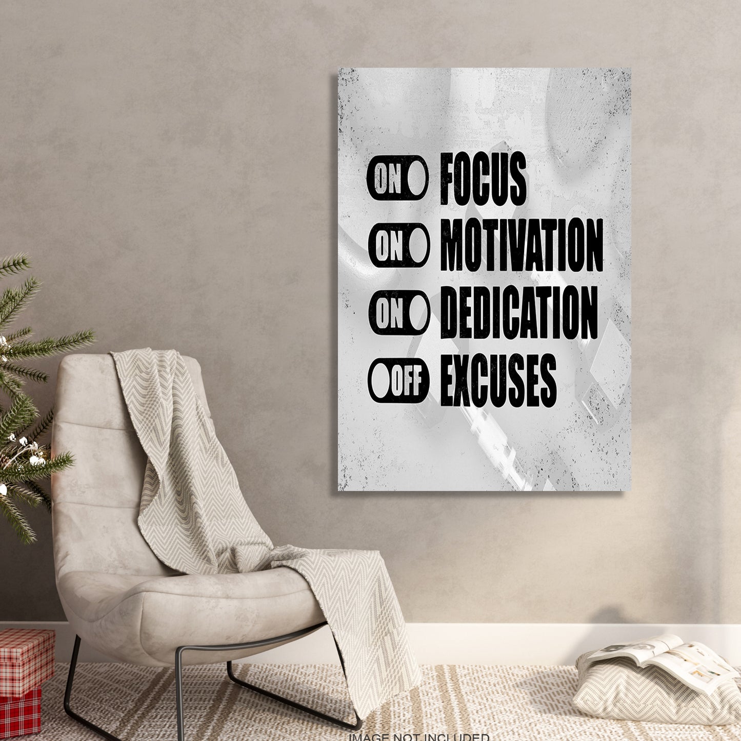 Motivational Quote wall art Canvas For Home Decor office living room