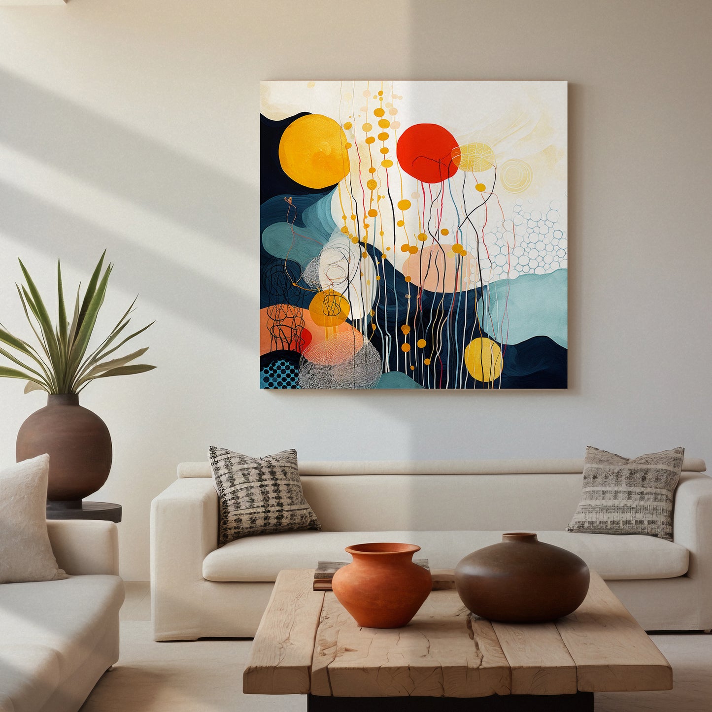 Abstract Canvas Painting - Modern Canvas Art