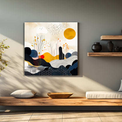 Abstract Canvas Painting - Modern Canvas Art