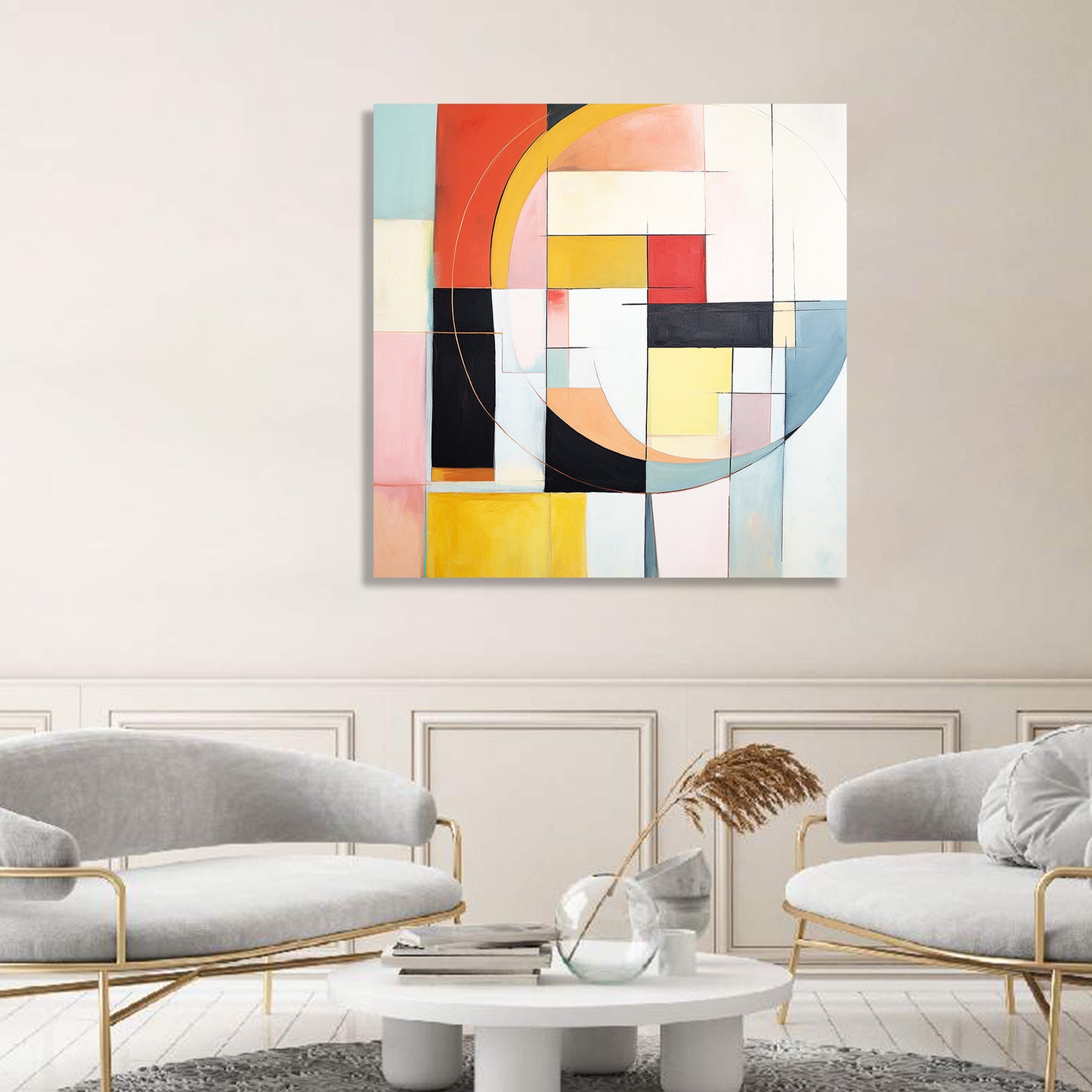 Abstract Canvas Painting - Modern Canvas Art