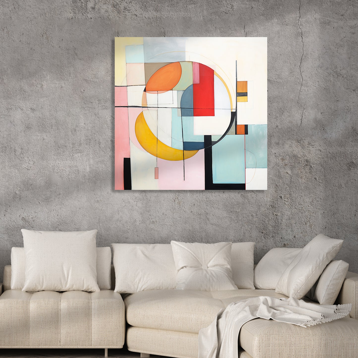 Abstract Canvas Painting - Modern Canvas Art