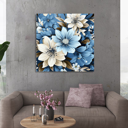 Abstract Floral Art Canvas Painting for Living Room Bedroom Home and Office Wall Decor