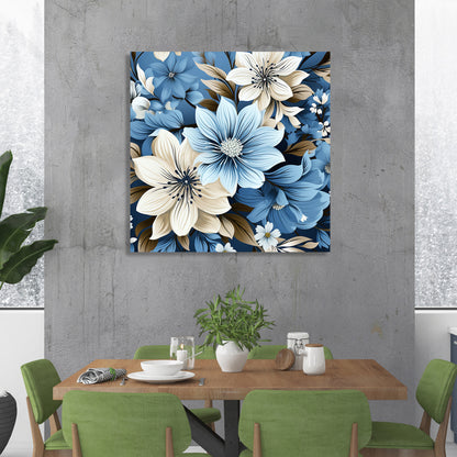 Abstract Floral Art Canvas Painting for Living Room Bedroom Home and Office Wall Decor