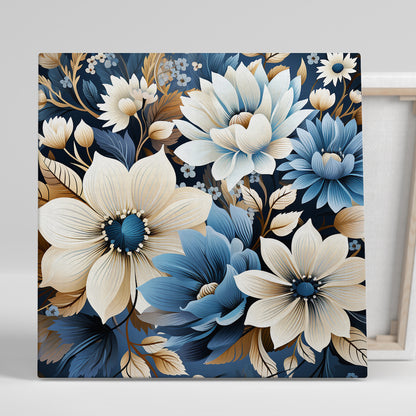 Abstract Floral Art Canvas Painting for Living Room Bedroom Home and Office Wall Decor