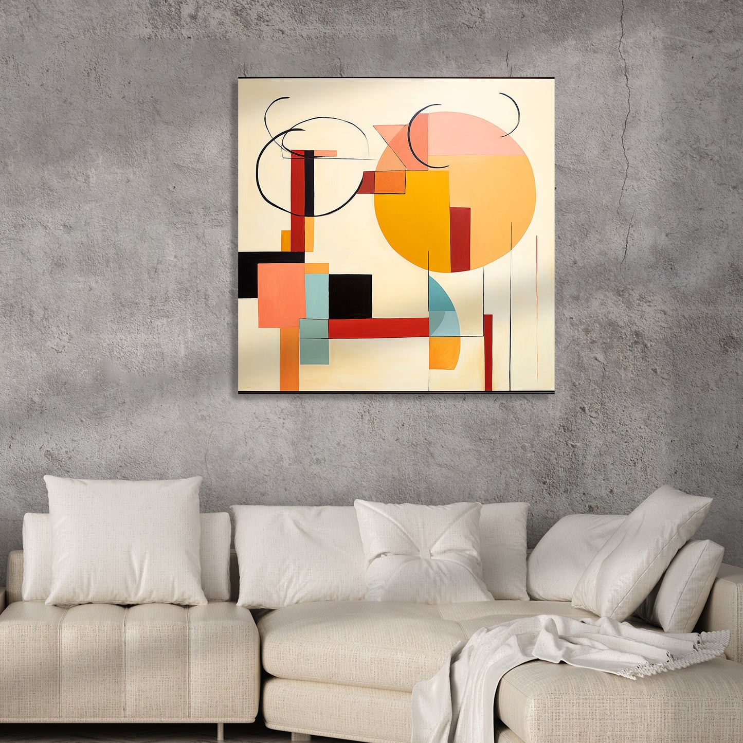 Modern Abstract Art Canvas Painting for Living Room Bedroom Home and Office Wall Decor