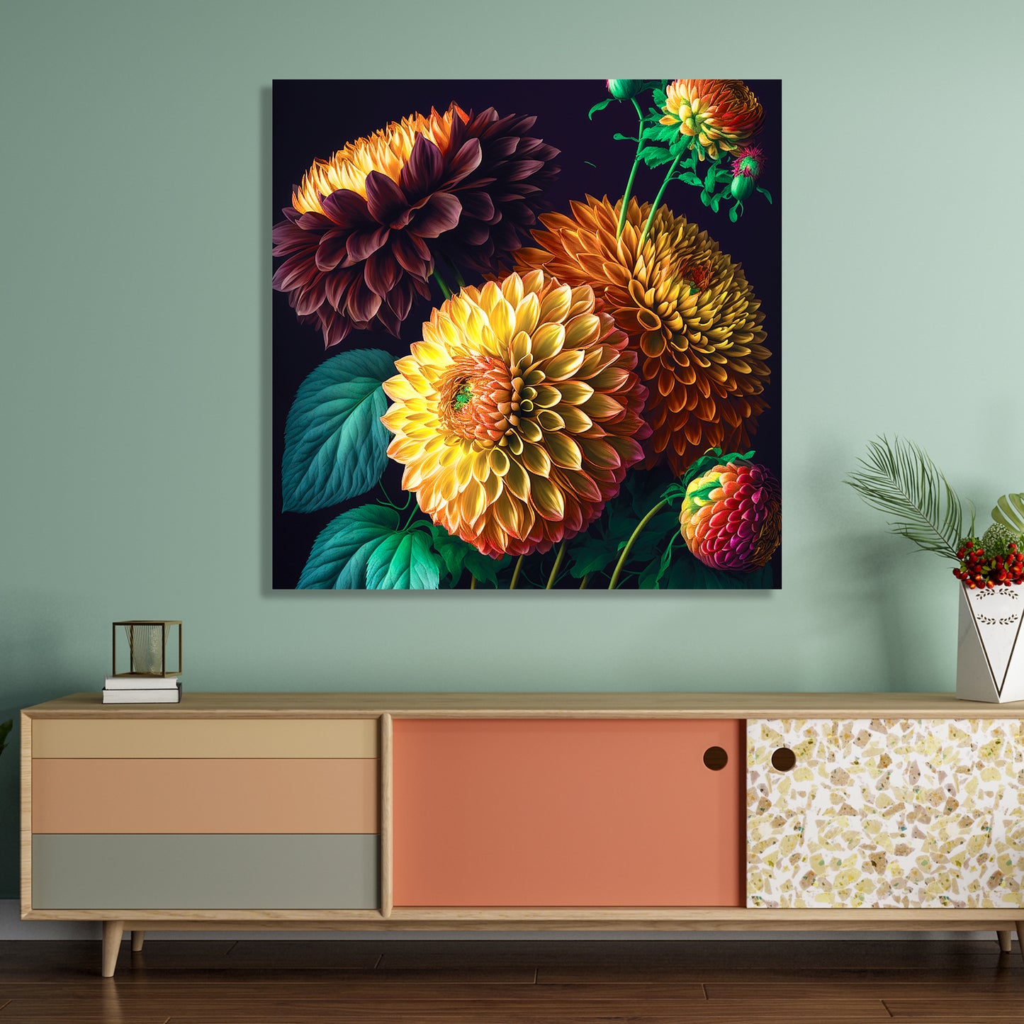 Sunflower Canvas Painting for Living Room Bedroom Home and Office Wall Decor