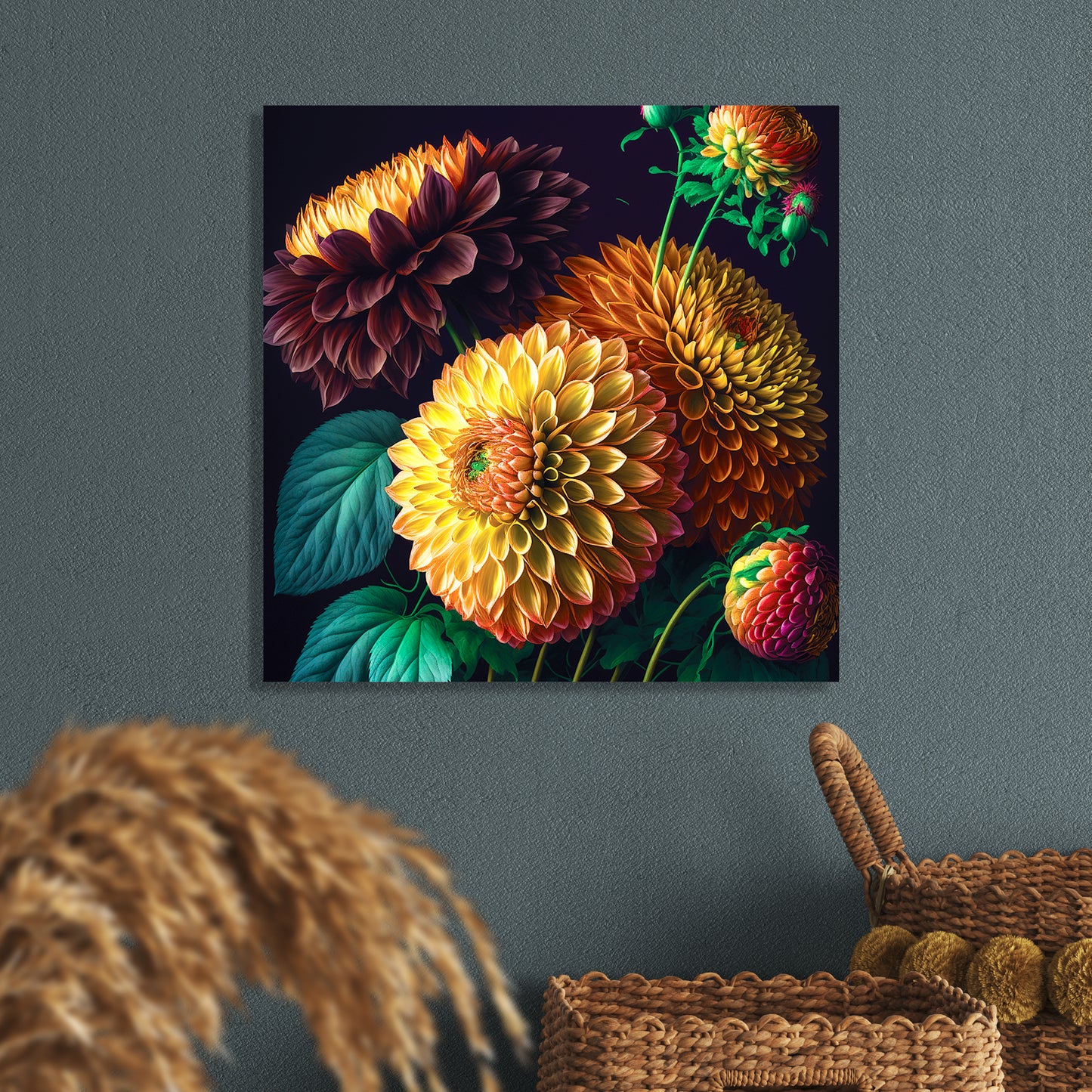 Sunflower Canvas Painting for Living Room Bedroom Home and Office Wall Decor