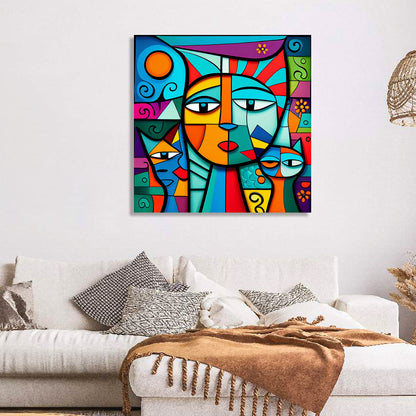 Vibrant Modern Art Canvas Painting for Living Room Bedroom Home and Office Wall Decor