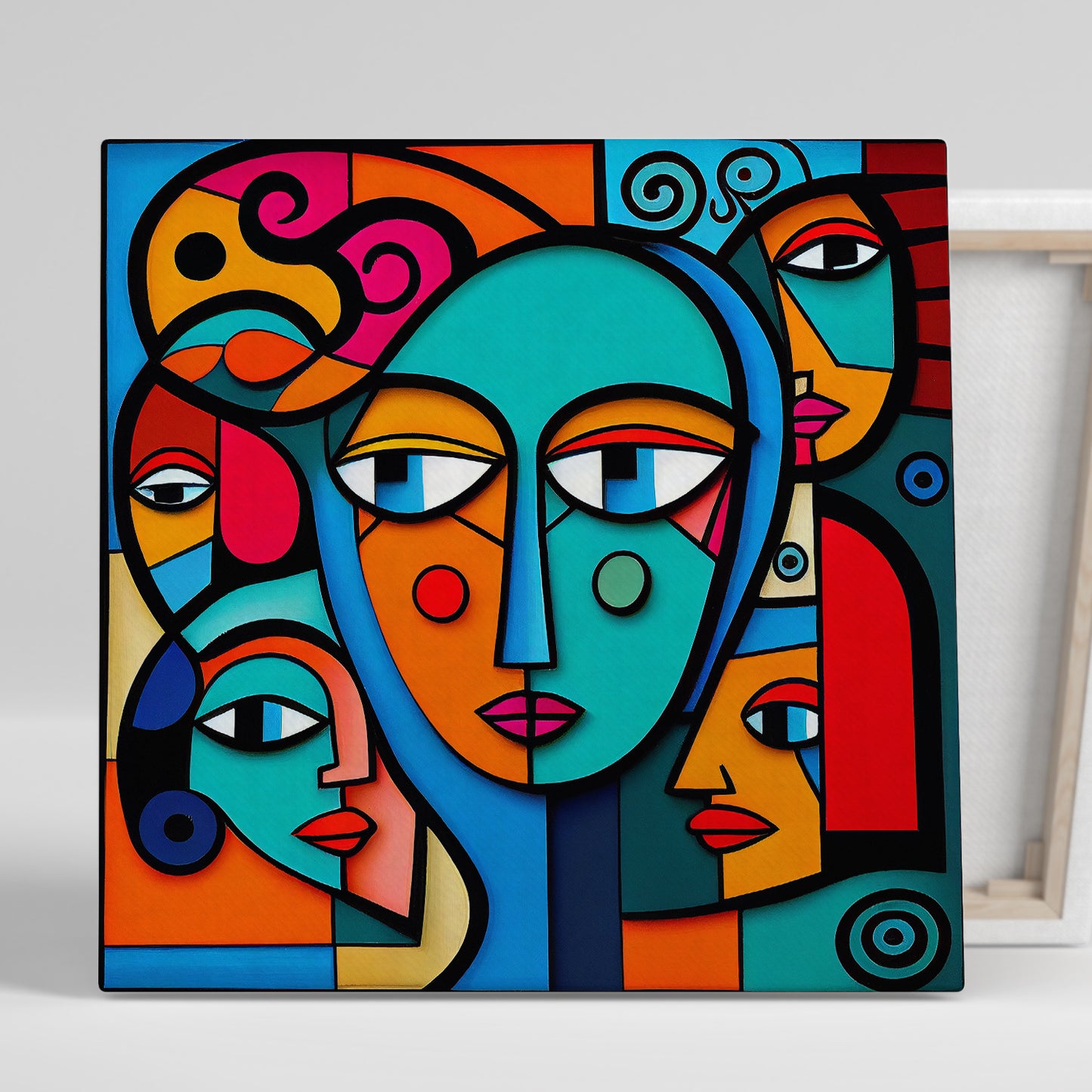 Vibrant Modern Art Canvas Painting for Living Room Bedroom Home and Office Wall Decor