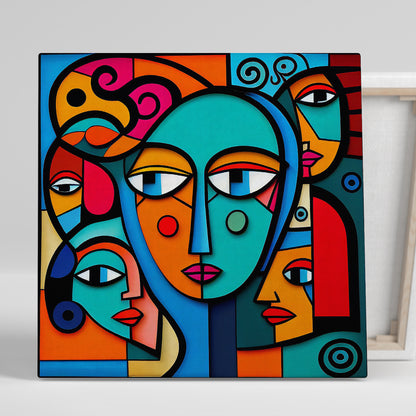 Vibrant Modern Art Canvas Painting for Living Room Bedroom Home and Office Wall Decor