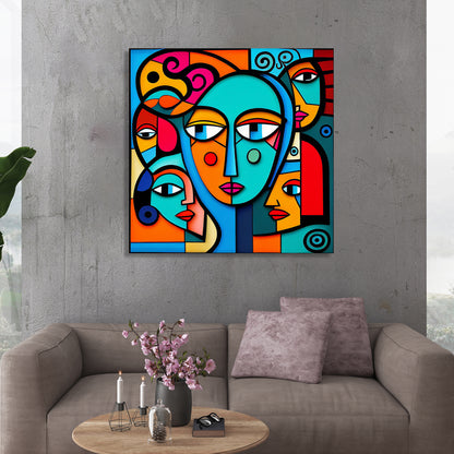 Vibrant Modern Art Canvas Painting for Living Room Bedroom Home and Office Wall Decor