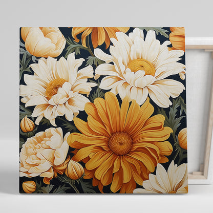 Vibrant Floral Canvas Painting for Living Room Bedroom Home and Office Wall Decor