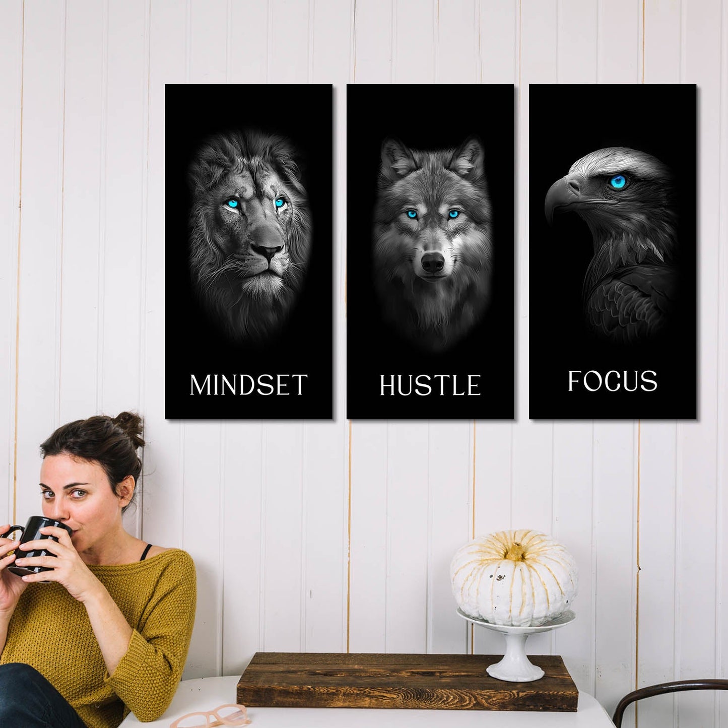 Motivational Canvas Art Set