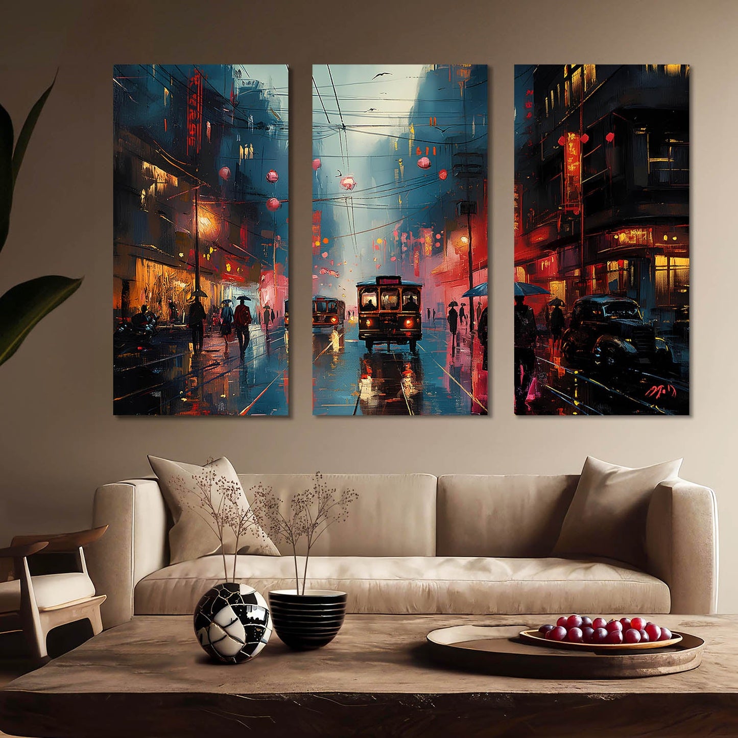 City View Canvas Art Set For Home Decor