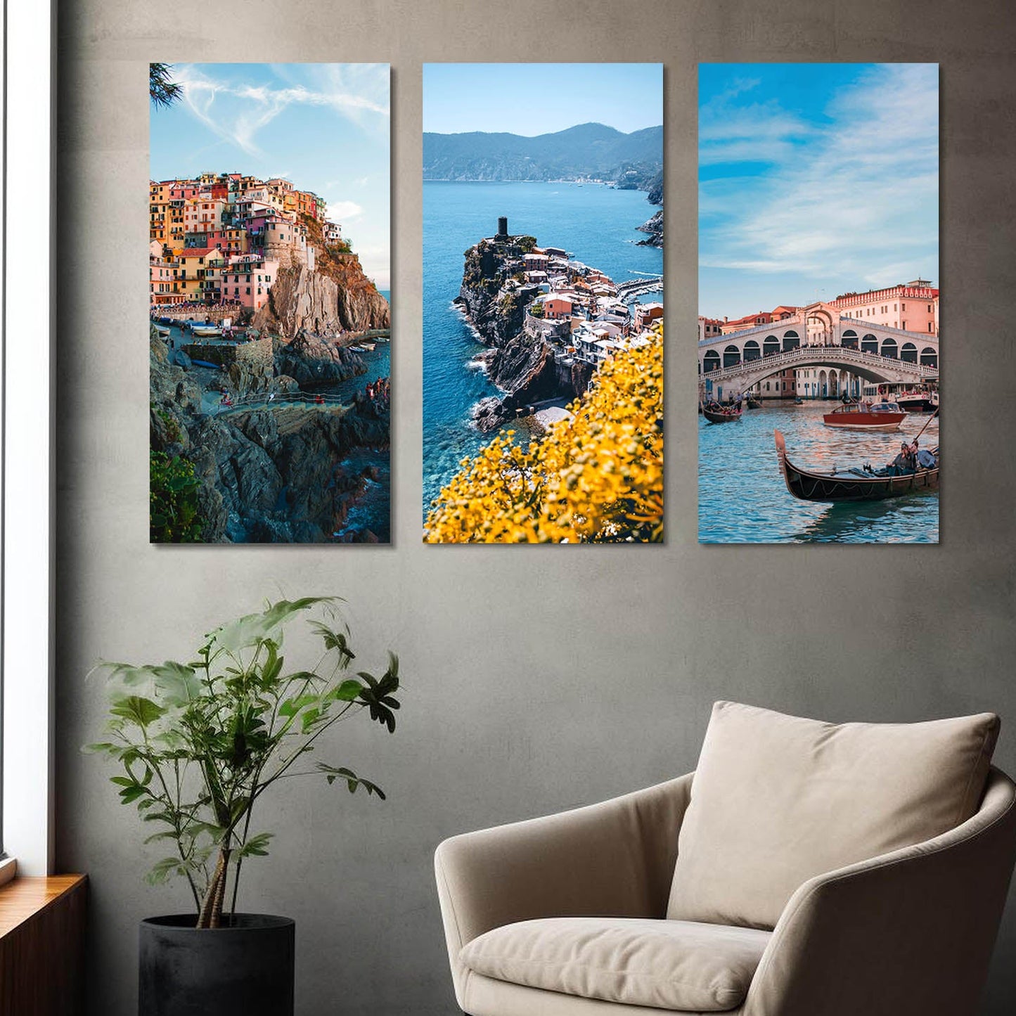 City View Canvas Art Set For Home Decor