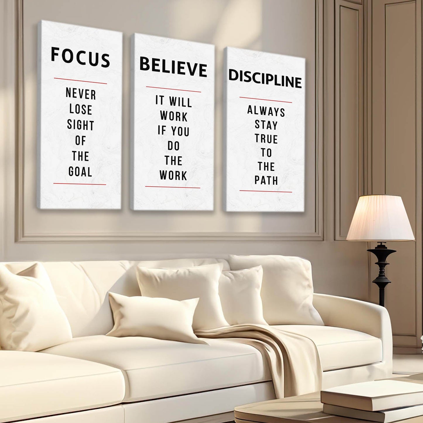 Motivational Canvas Art Set For Home Decor