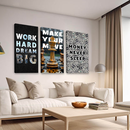 Motivational Canvas Art Set For Home Decor