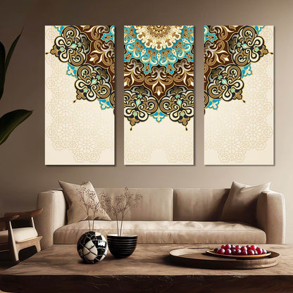 Mandala Wall Canvas Art Set For Home Décor