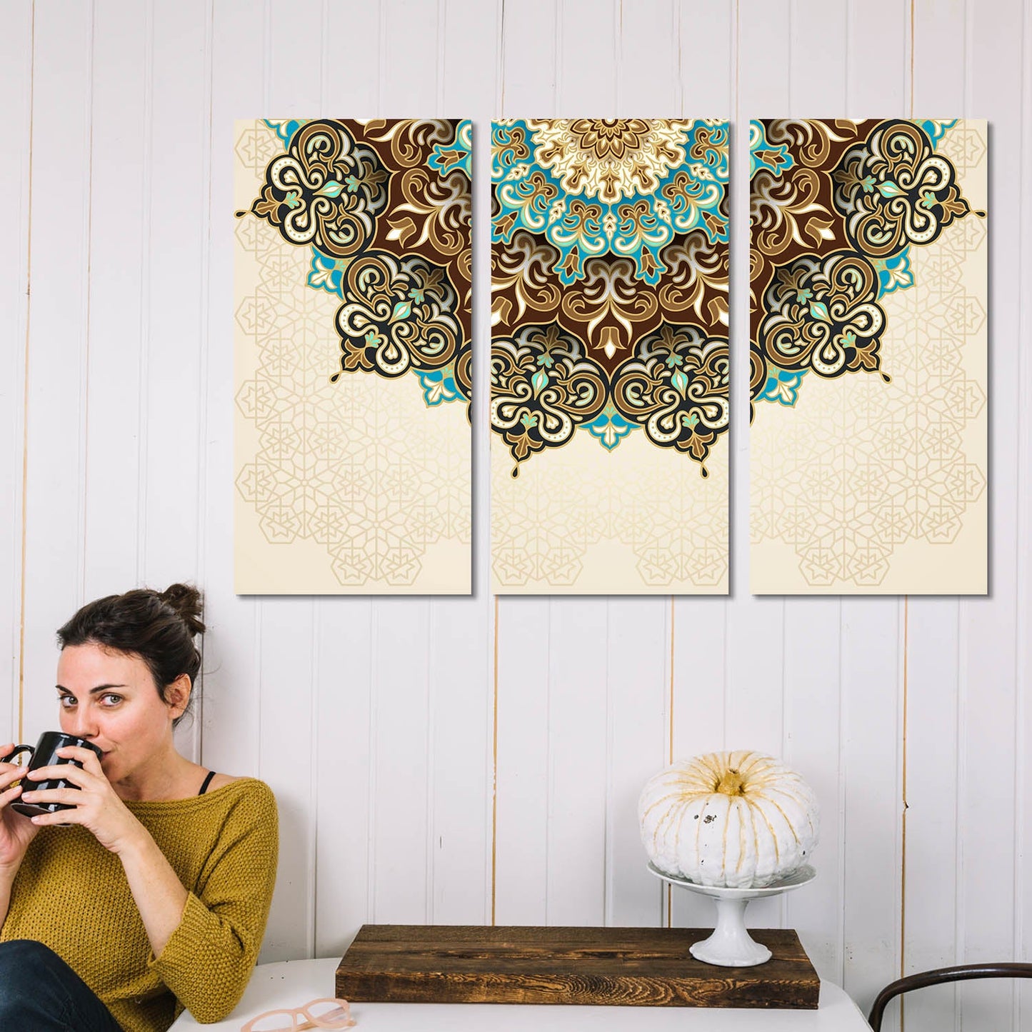 Mandala Wall Canvas Art Set For Home Décor