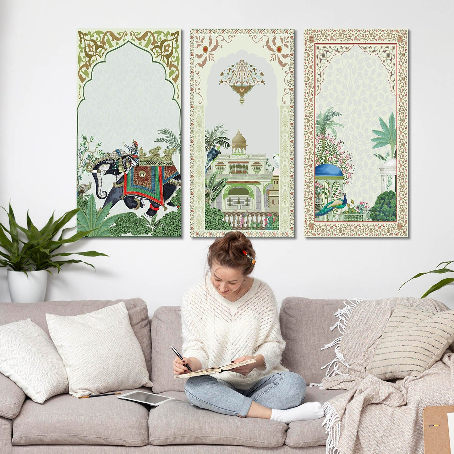 Traditional Art Wall Canvas For Home Décor And Living Room