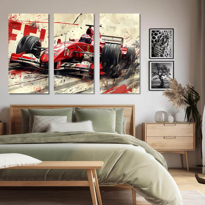 Formula 1 Wall Canvas For Home Décor And Living Room