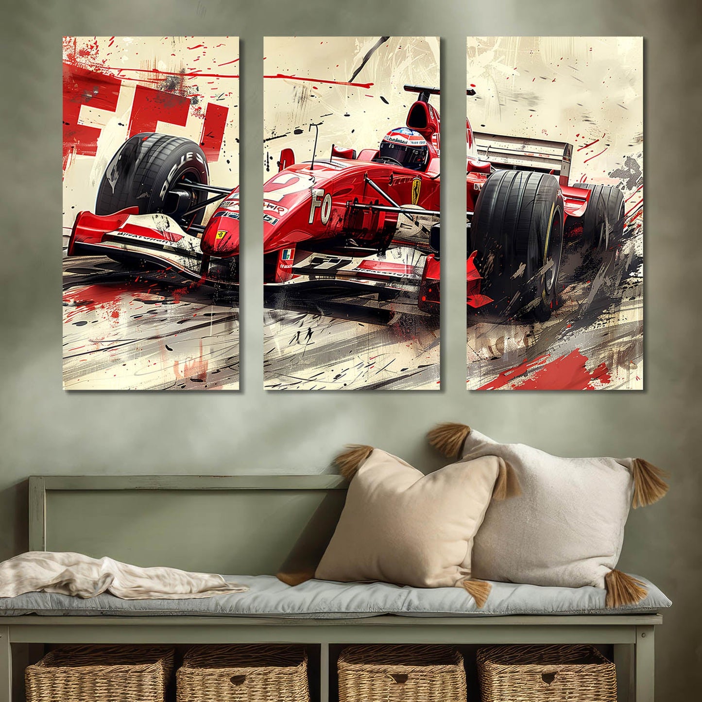 Formula 1 Wall Canvas For Home Décor And Living Room