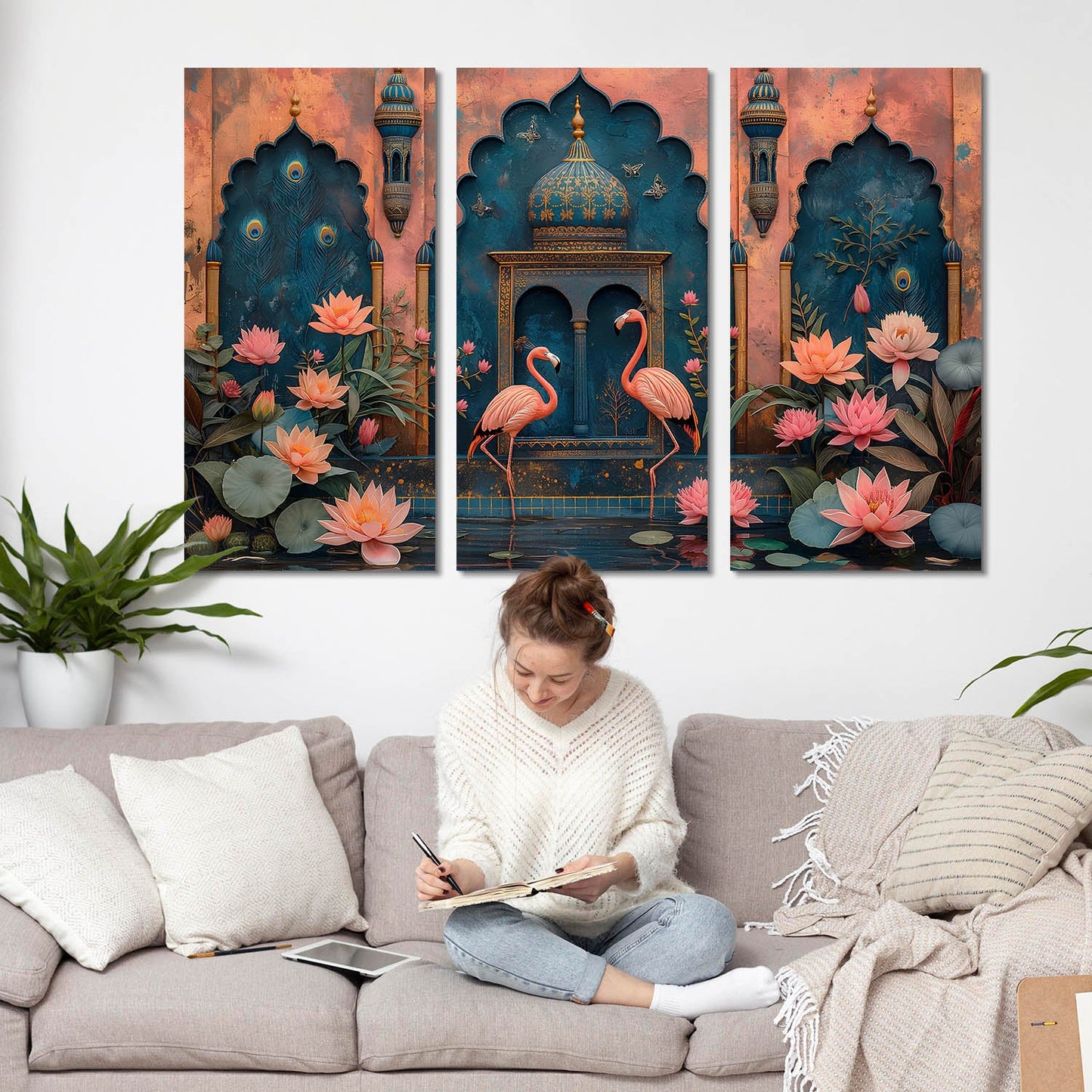 Traditional Art Wall Canvas For Home Décor And Living Room