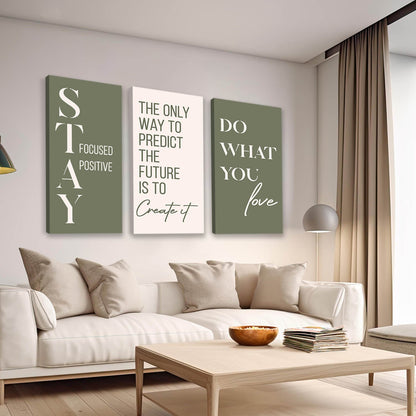 Motivational Wall Canvas For Home Décor And Living Room