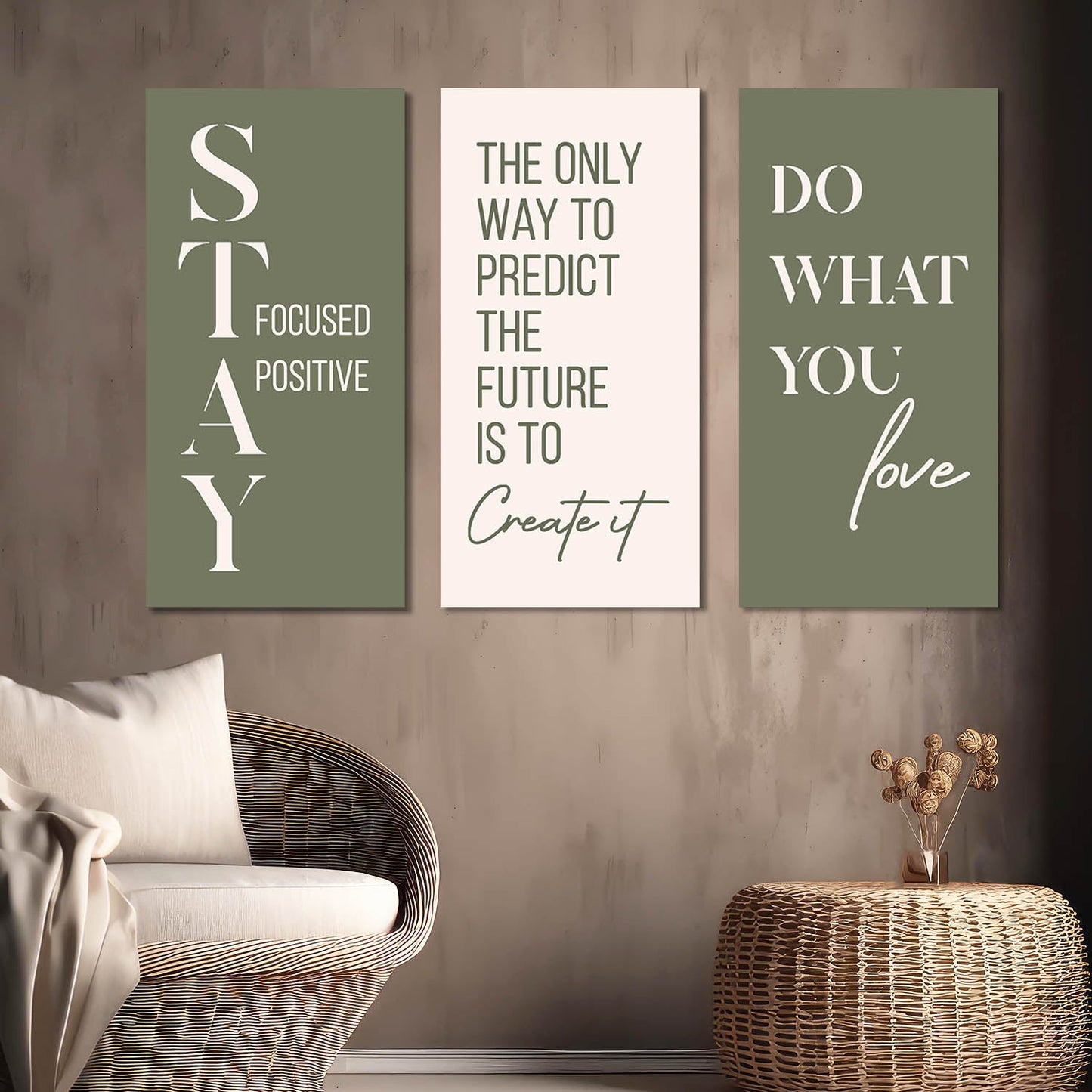 Motivational Wall Canvas For Home Décor And Living Room