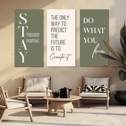 Motivational Wall Canvas For Home Décor And Living Room