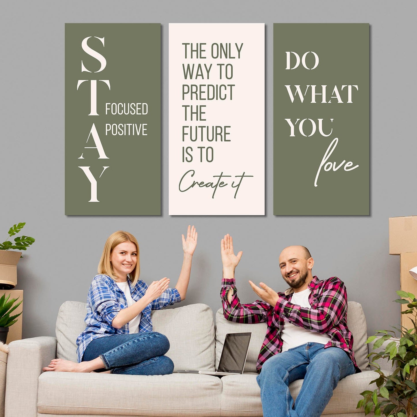 Motivational Wall Canvas For Home Décor And Living Room