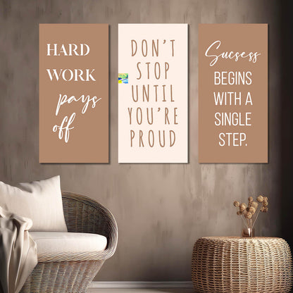 Motivational Wall Canvas For Home Décor And Living Room