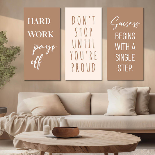 Motivational Wall Canvas For Home Décor And Living Room