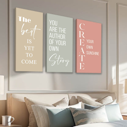 Motivational Wall Canvas For Home Décor And Living Room