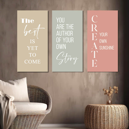 Motivational Wall Canvas For Home Décor And Living Room