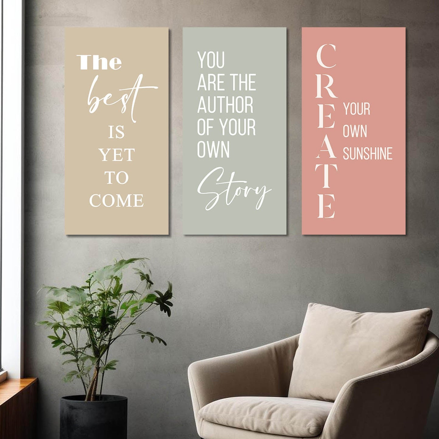 Motivational Wall Canvas For Home Décor And Living Room